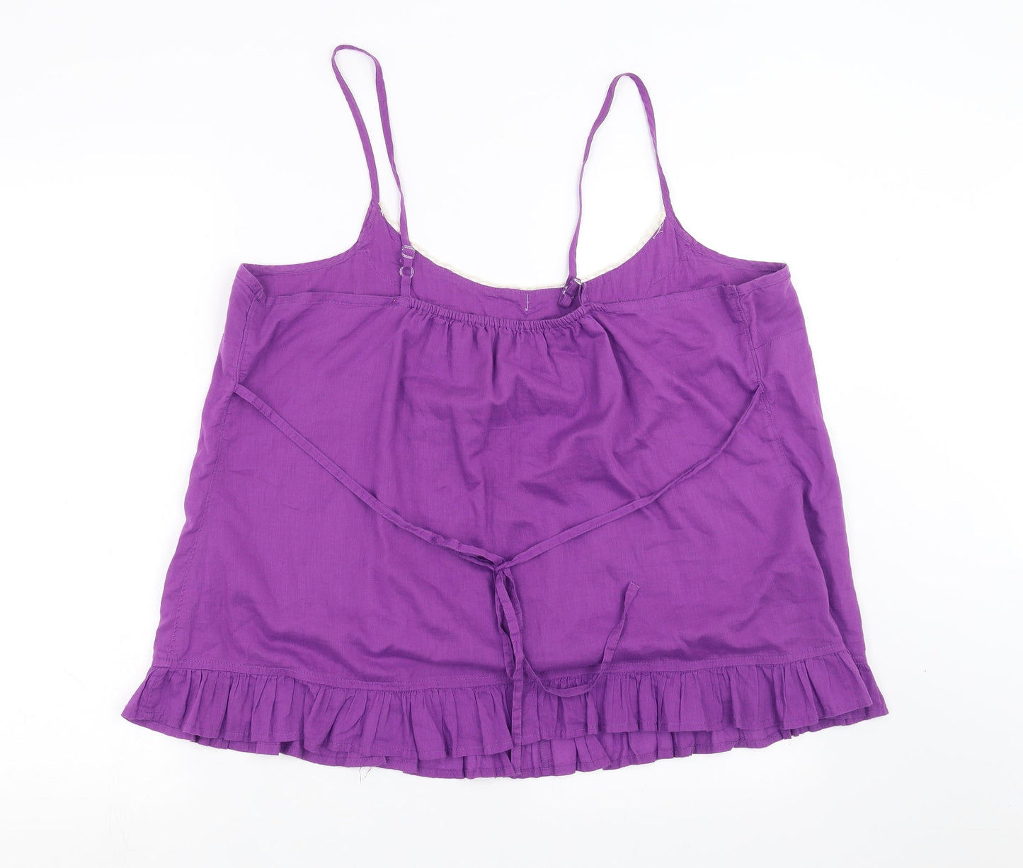 Prweworn Womens Purple   Basic Blouse Size 20  - crochet neckline