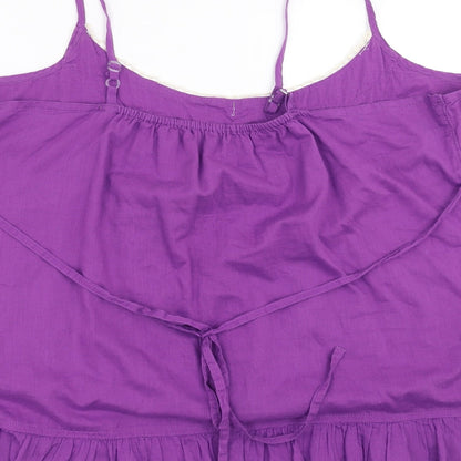 Prweworn Womens Purple   Basic Blouse Size 20  - crochet neckline