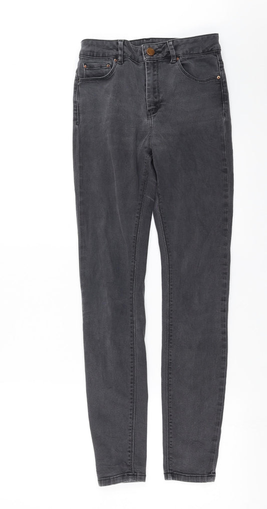 ASOS Womens Grey  Denim Skinny Jeans Size 28 in L30 in