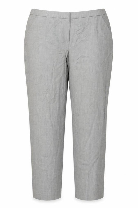 New Look Womens Grey   Trousers  Size 16 L26 in