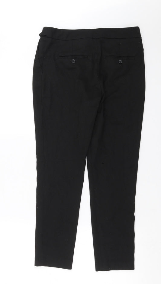NEXT Womens Black   Trousers  Size 8 L26 in