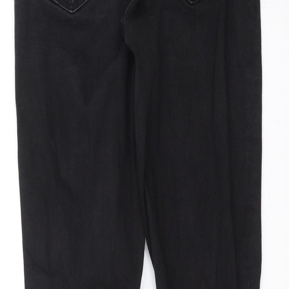 ASOS Womens Black  Denim Skinny Jeans Size 28 in L28 in