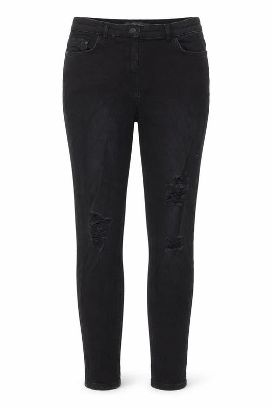 Studio Denim Womens Black  Denim Skinny Jeans Size 12 L28 in