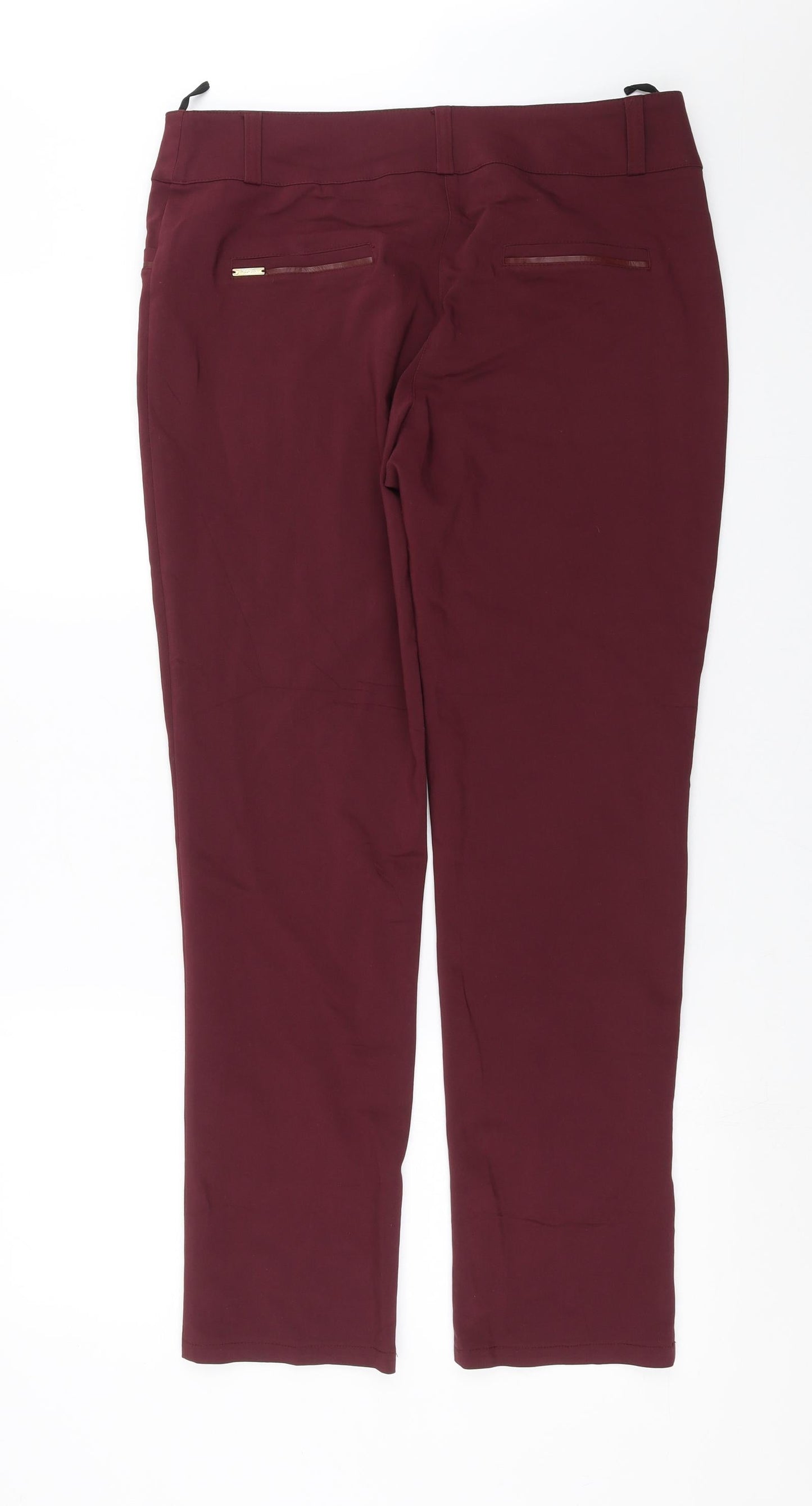 Fabo Womens Purple   Trousers  Size 34 in L29 in