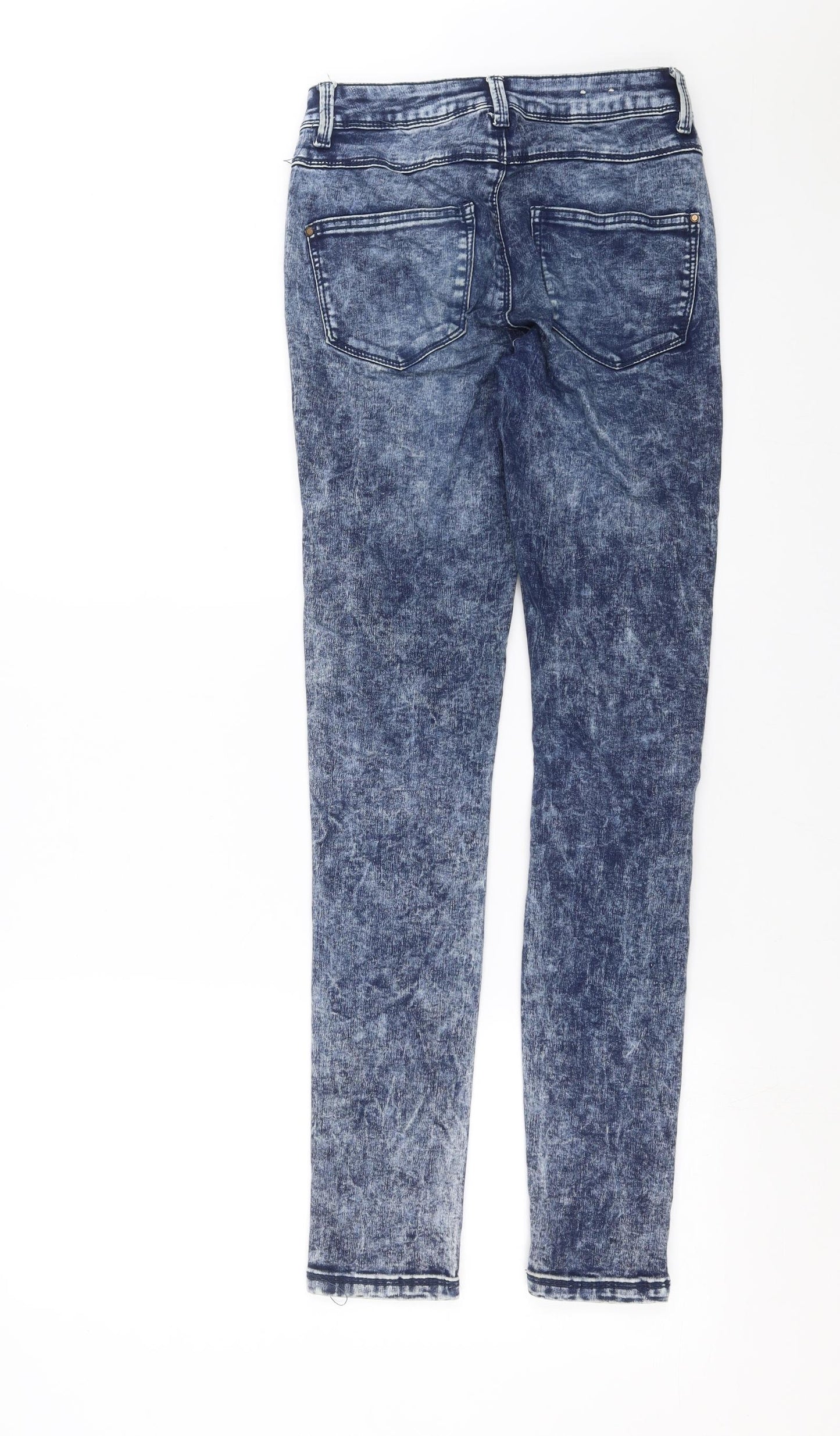 New Look Womens Blue  Denim Skinny Jeans Size 8 L30 in