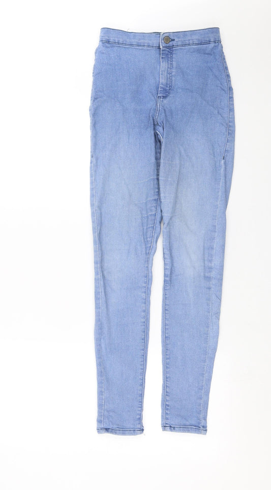 Preworn Womens Blue  Denim Skinny Jeans Size 24 in L29 in