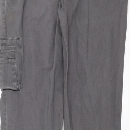 Brand and care label for Linea women’s grey trousers, size UK 10, 29-inch leg