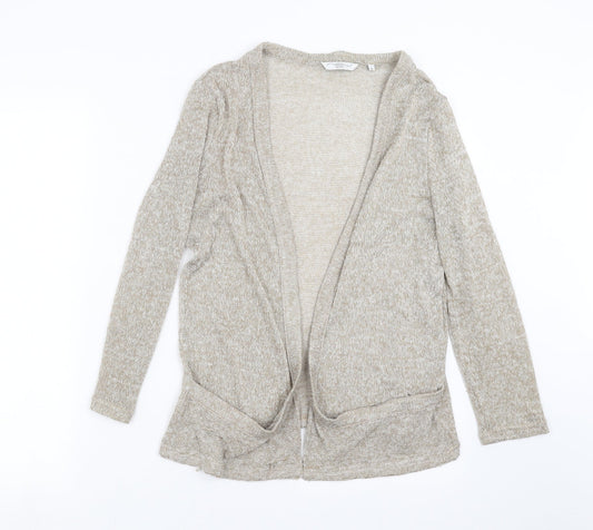 New Look Womens Beige  Knit Cardigan Jumper Size 12