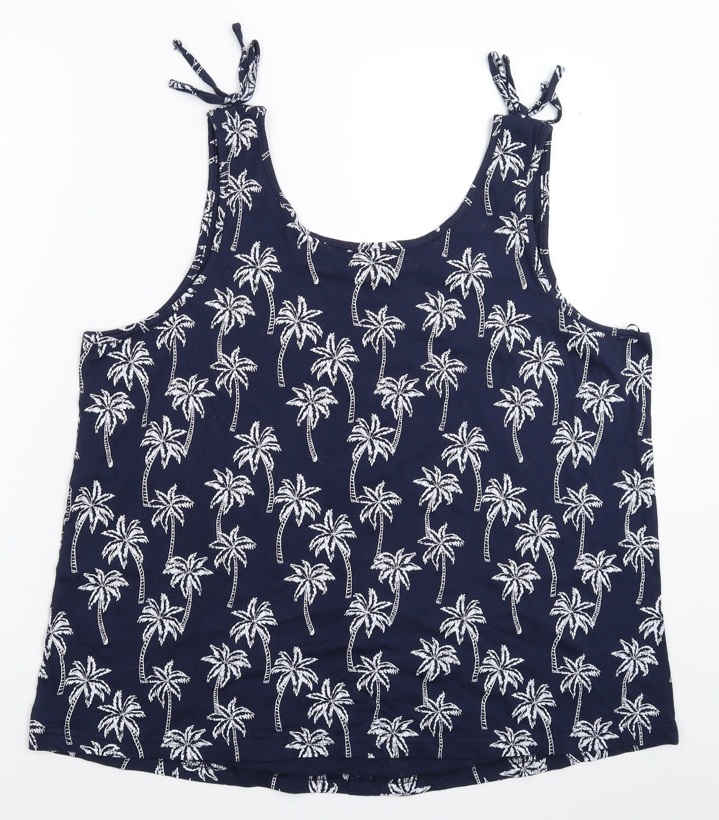 bonprix Womens Blue   Basic Tank Size XL