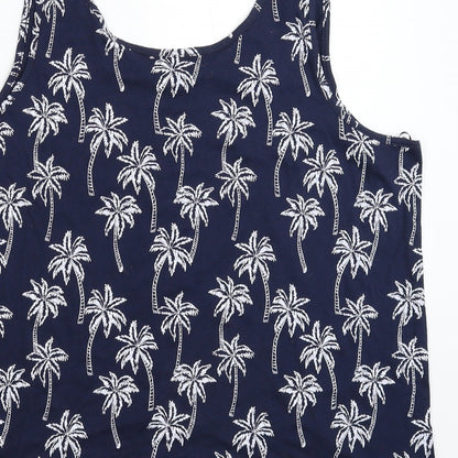 Preloved bonprix Womens Blue   Basic Tank Size XL - Label