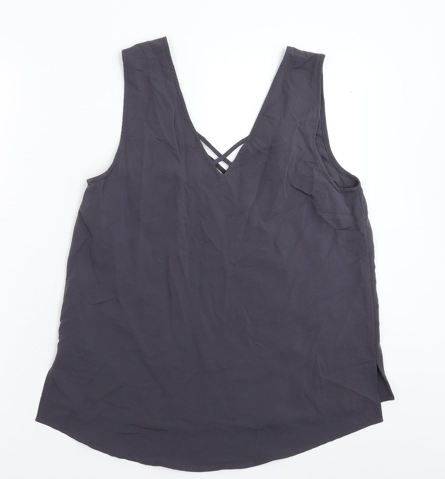 New Look Womens Grey   Basic Tank Size 12