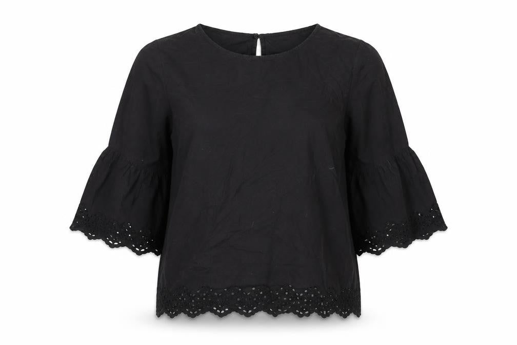 H&M Womens Black   Basic T-Shirt Size 8