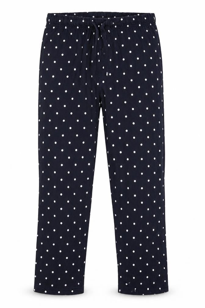 Threadbare Womens Blue Polka Dot  Sweatpants Trousers Size M L27 in