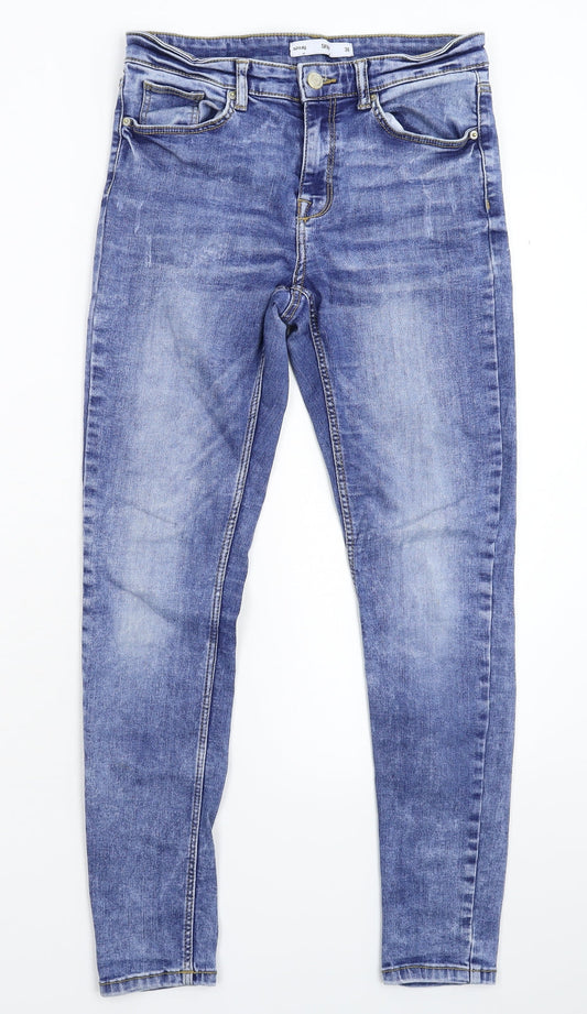 Sinsay Womens Blue  Denim Skinny Jeans Size 28 in L26 in