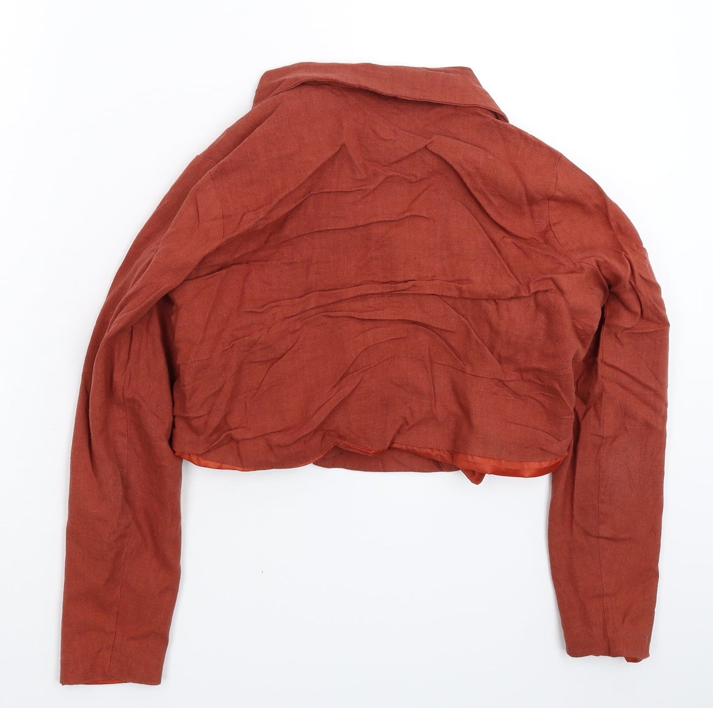 PRETTYLITTLETHING Womens Brown   Jacket Blazer Size 6