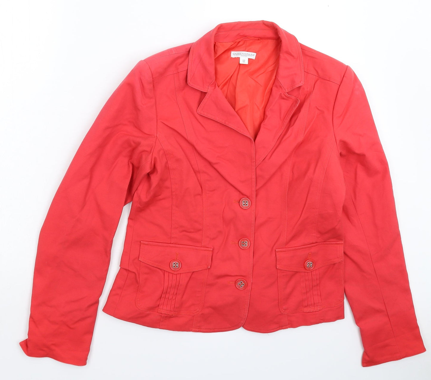 Queenspark Womens Pink   Jacket Blazer Size 12
