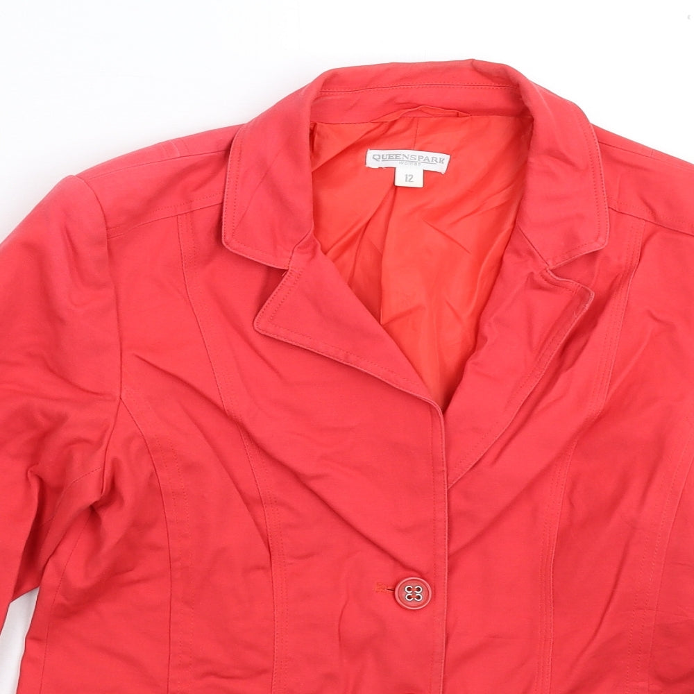 Queenspark Womens Pink   Jacket Blazer Size 12