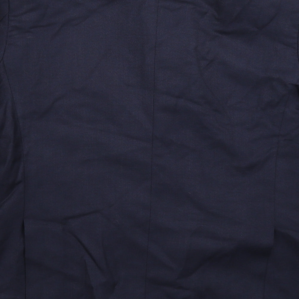 Preworn Mens Blue   Jacket Suit Jacket Size 40