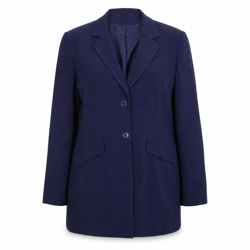 Preworn Womens Blue   Jacket Suit Jacket Size 14