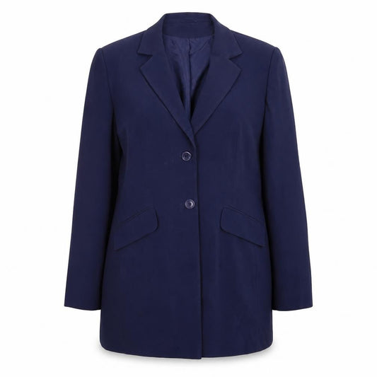 Preworn Womens Blue   Jacket Suit Jacket Size 14