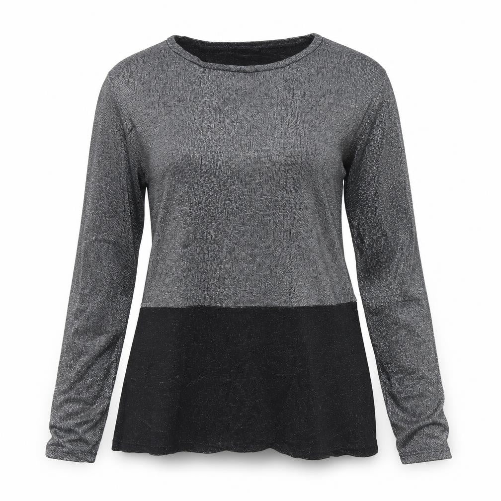 Avenue Womens Silver   Basic Blouse Size M