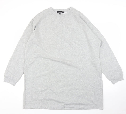 Missguided Womens Grey   Pullover Jumper Size 14