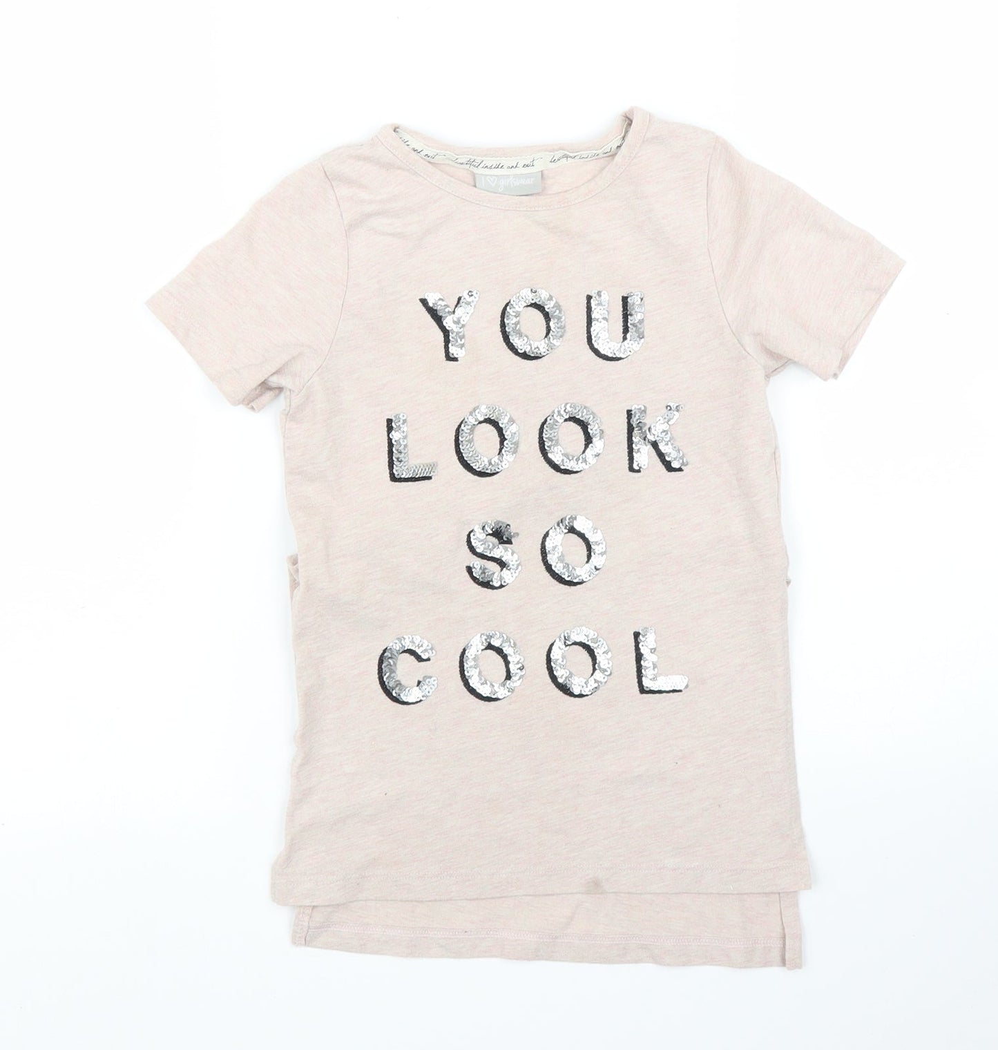 Matalan Girls Beige   Tunic T-Shirt Size 5 Years