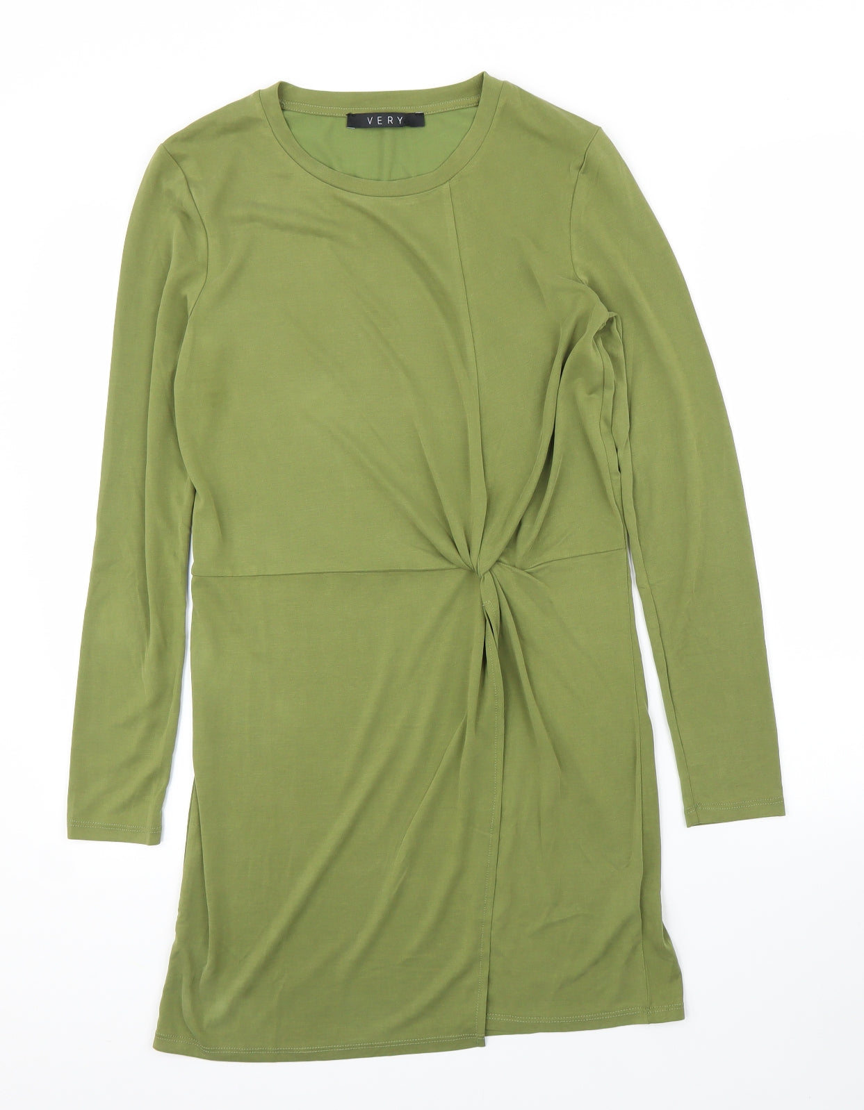 Very Womens Green   Tunic Blouse Size 8  - Split down front