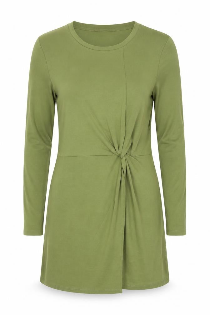 Very Womens Green   Tunic Blouse Size 8  - Split down front