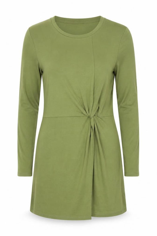 Very Womens Green   Tunic Blouse Size 8  - Split down front