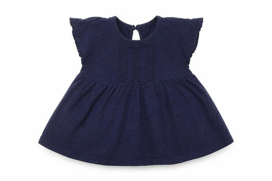 George Girls Blue   T-Shirt Dress  Size 2-3 Years