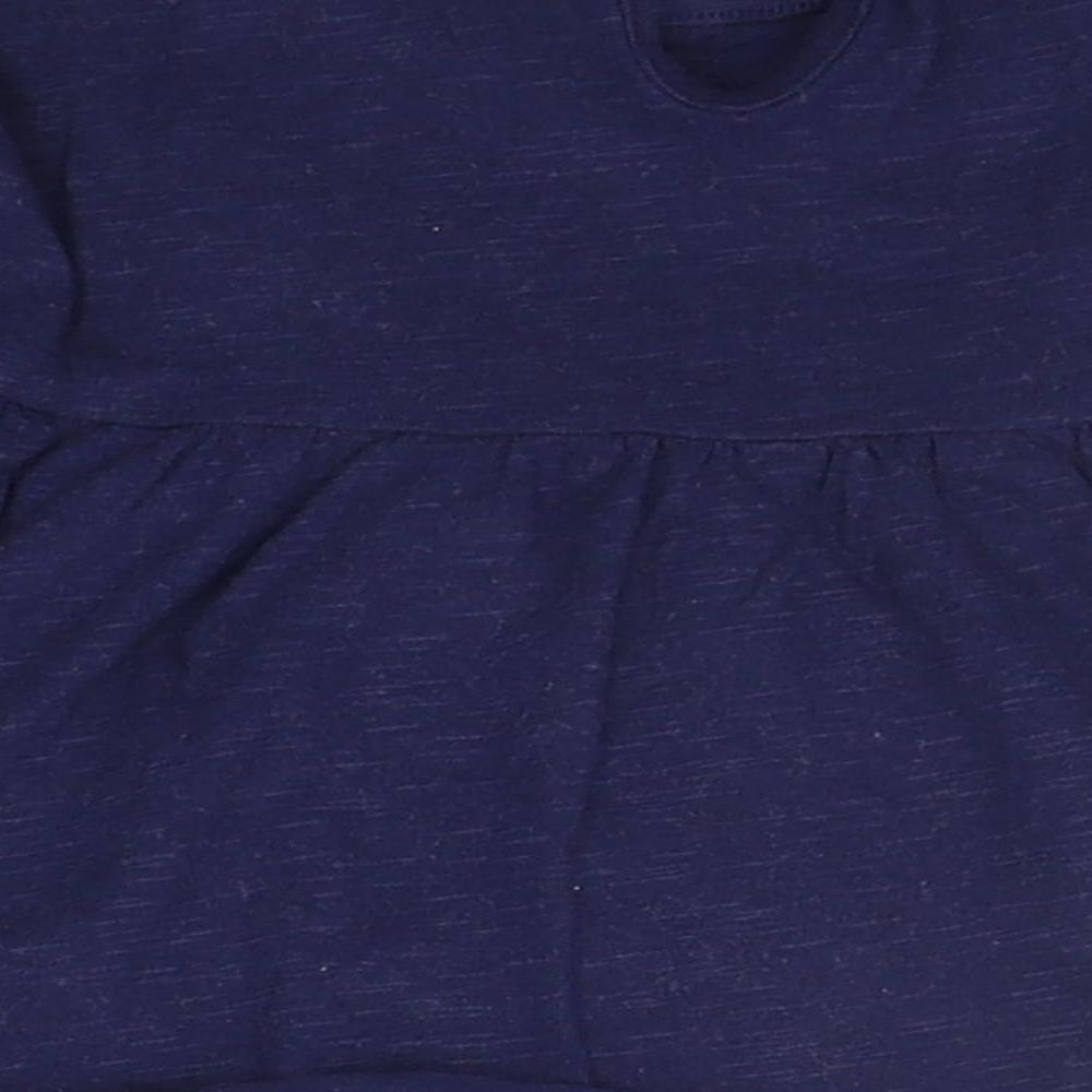 George Girls Blue   T-Shirt Dress  Size 2-3 Years