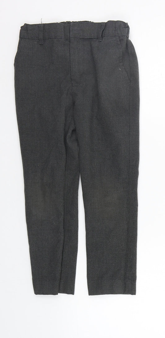 Nutmeg Girls Grey   Chino Trousers Size 5-6 Years
