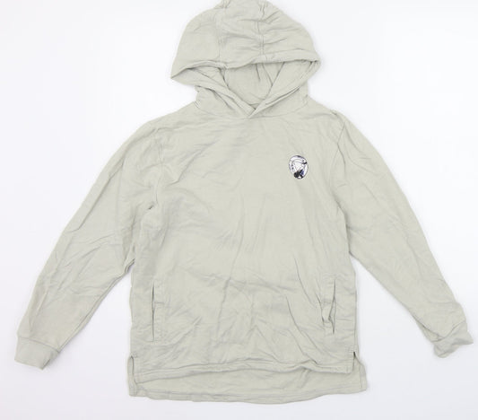 NEXT Girls Grey   Pullover Hoodie Size 11 Years