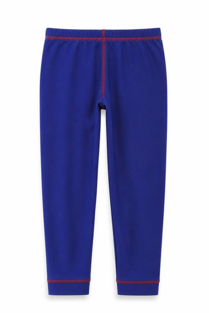 Marks & Spencer Girls Blue Solid  Top Pyjama Pants Size 6-7 Years