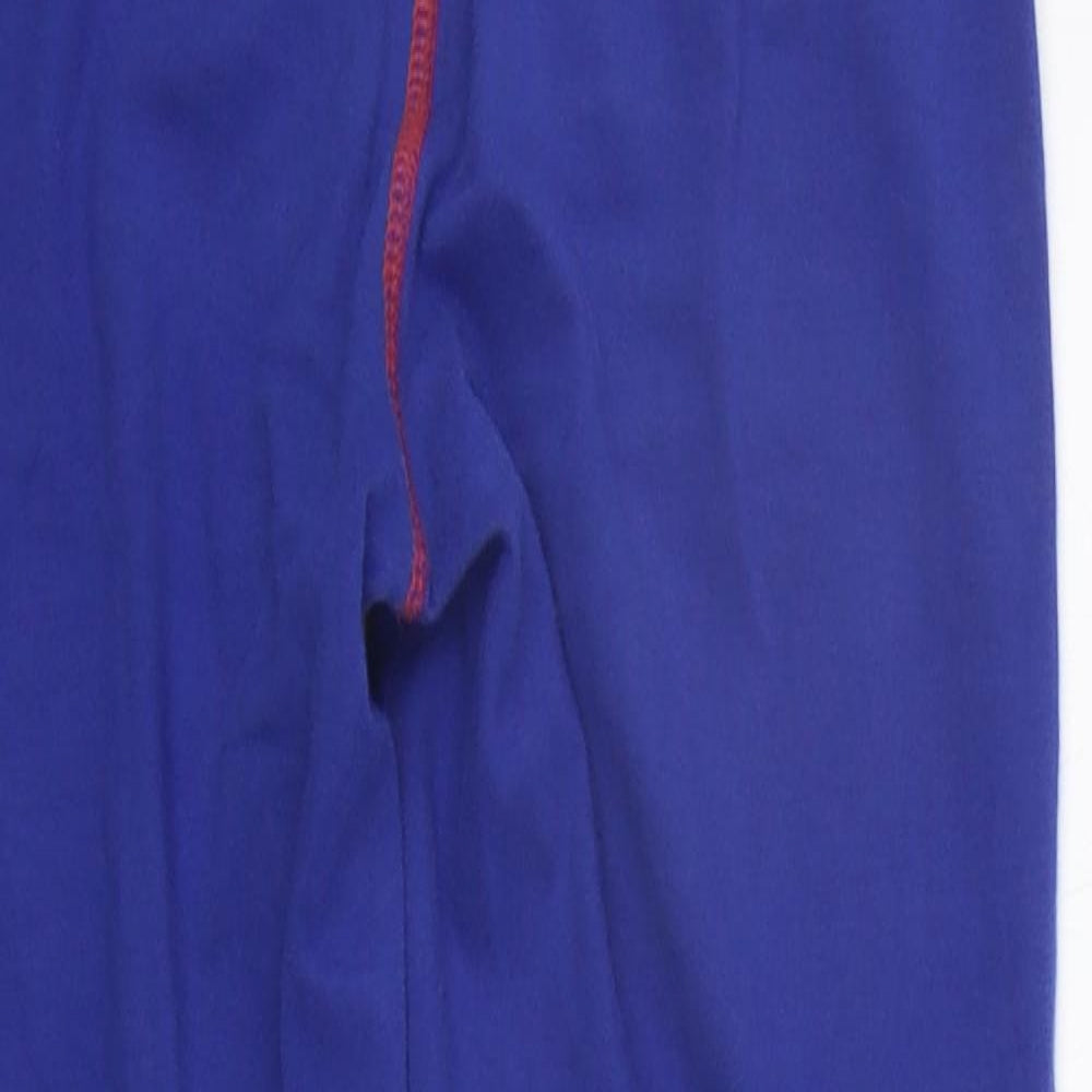 Marks and Spencer Girls Blue Solid  Top Pyjama Pants Size 6-7 Years