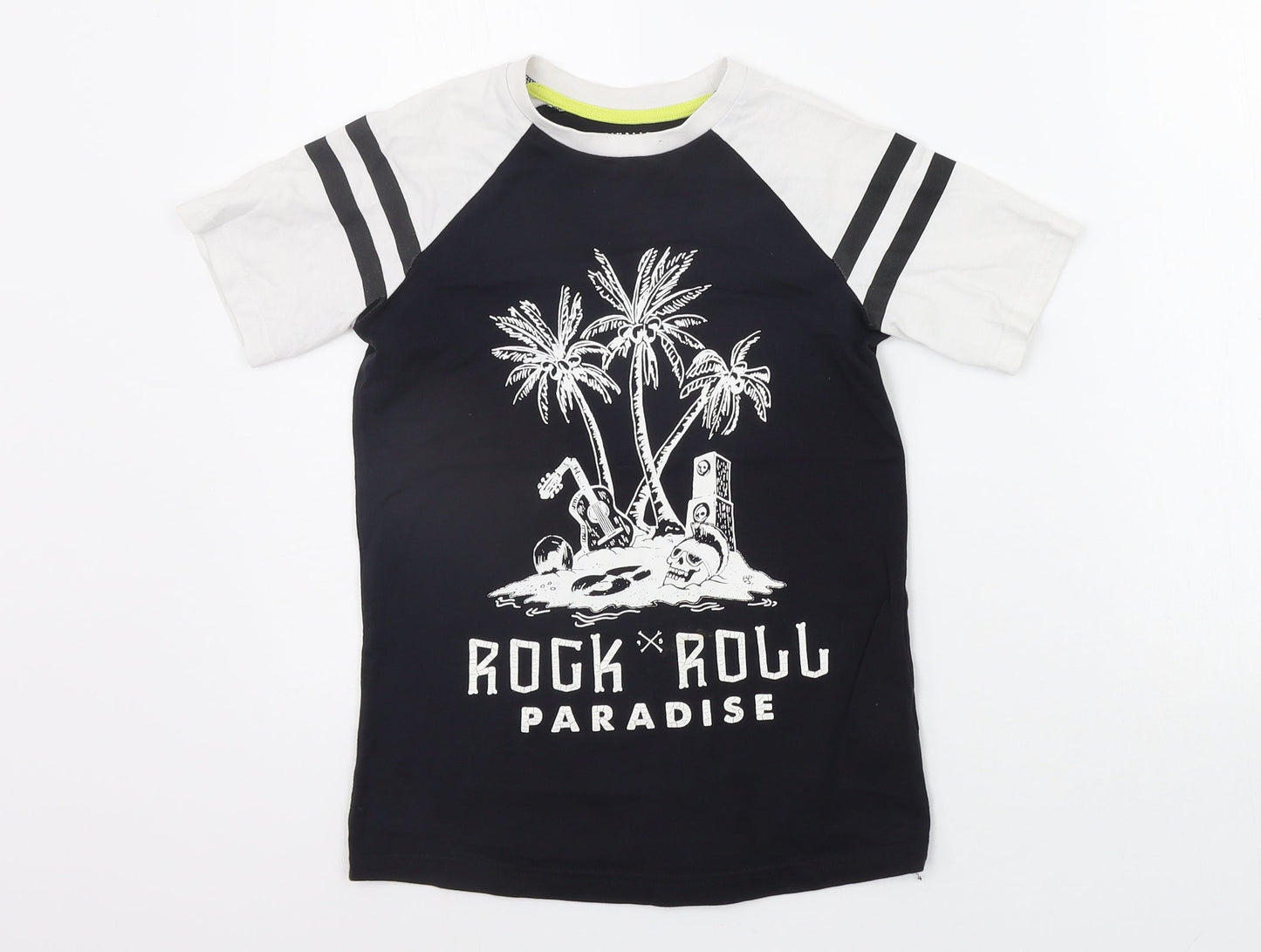 TU Girls Black   Basic T-Shirt Size 6 Years