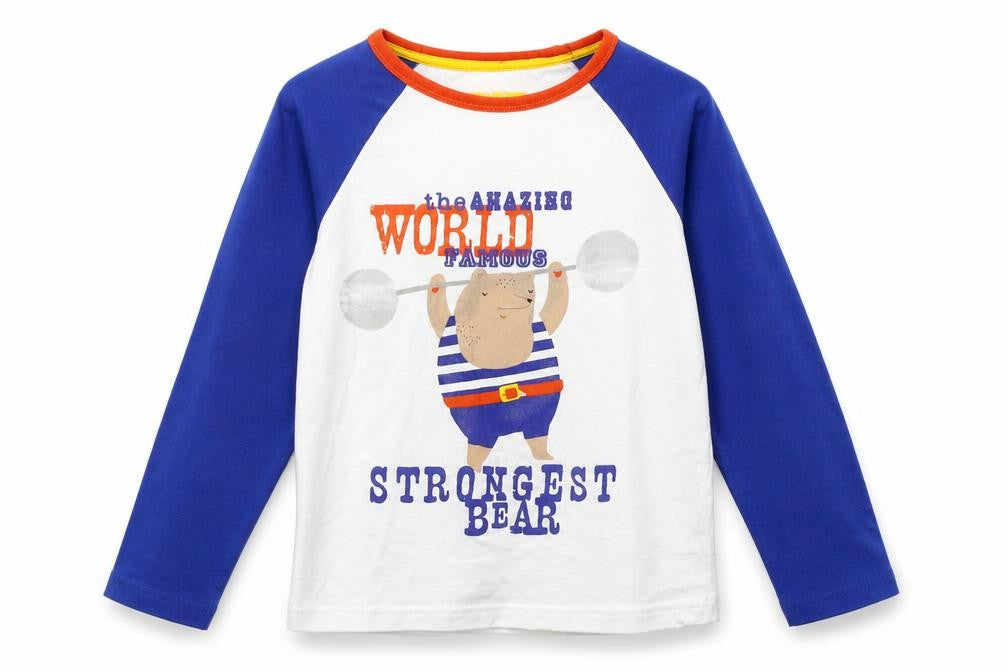 Marks & Spencer Girls Blue   Basic T-Shirt Size 6-7 Years