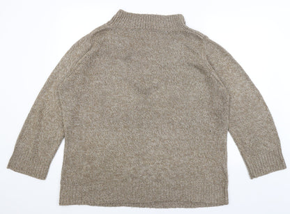 Being Casual Womens Brown   Pullover Jumper Size 20