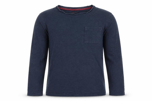Front view of Tu girls’ blue basic t-shirt, size 10, years