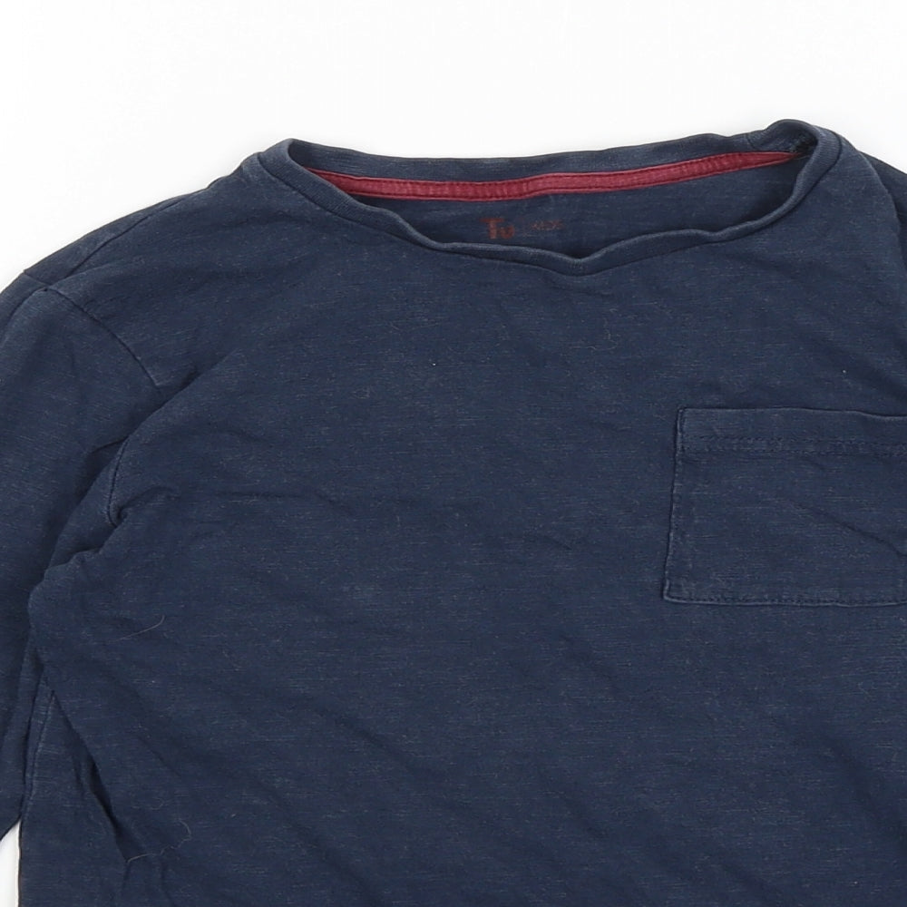 TU Girls Blue   Basic T-Shirt Size 10 Years