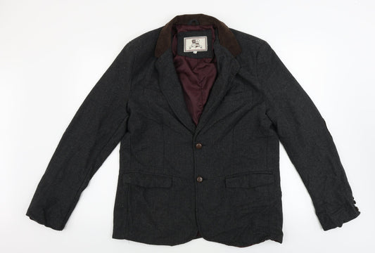 Preworn Mens Grey   Jacket Blazer Size L