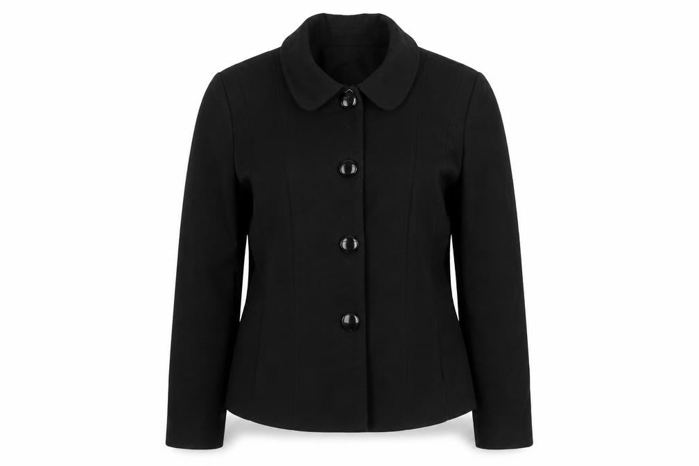 Preworn  Womens Black   Jacket Blazer Size 40
