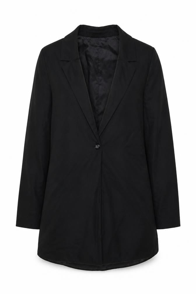 PRETTYLITTLETHING Womens Black   Jacket Blazer Size 8