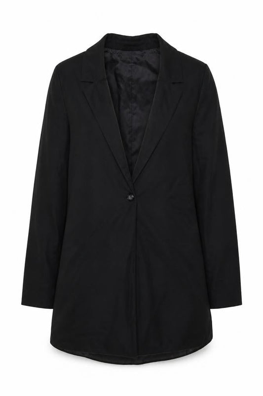 PRETTYLITTLETHING  Womens Black   Jacket Blazer Size 8