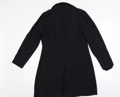 Essentials  Womens Blue Striped  Jacket Blazer Size 12