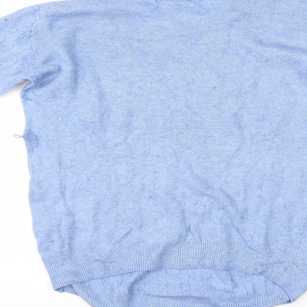 H&M Womens Blue   Pullover Jumper Size S