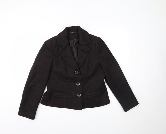 BM Womens Brown   Jacket Blazer Size 12