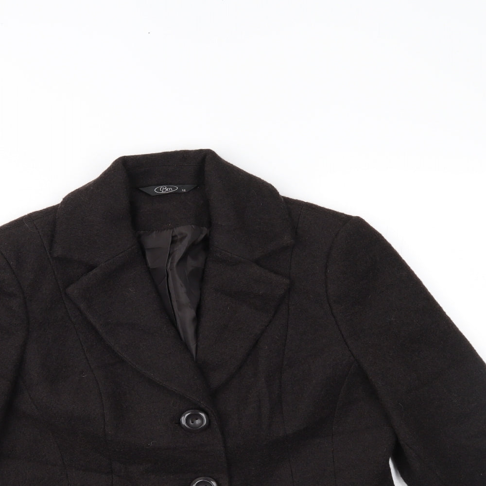 BM Womens Brown   Jacket Blazer Size 12