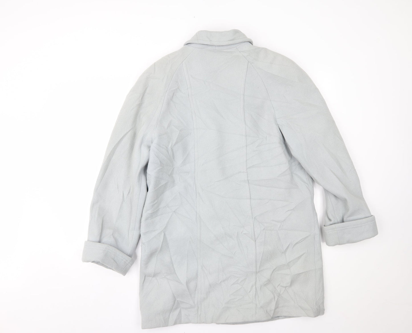 edinburgh collection Womens Blue   Motorcycle Jacket Coat Size 12